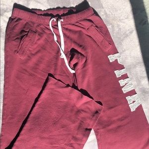 Victoria’s Secret comfy wide leg sweatpants.